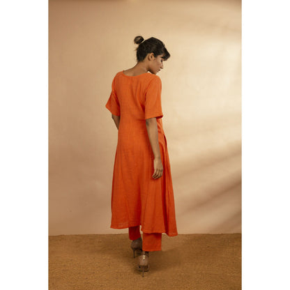 Silai Studio Jwala Kurta With Pant for Women (Set of 2)