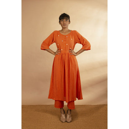 Silai Studio Dhartee Kurta With Pant for Women (Set of 2)
