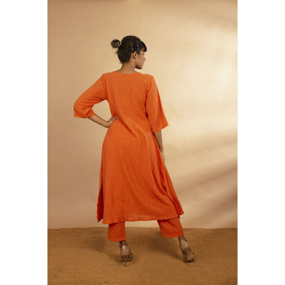 Silai Studio Dhartee Kurta With Pant for Women (Set of 2)
