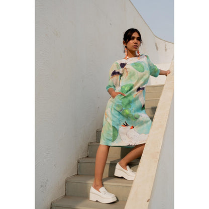 Silai Studio Birds Eye View Dress