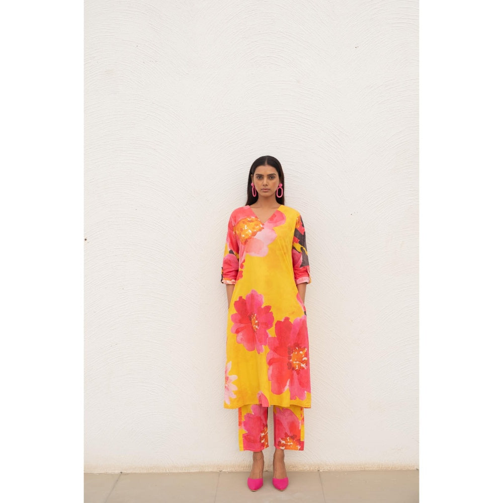 Silai Studio Floral Rhapsody Kurta