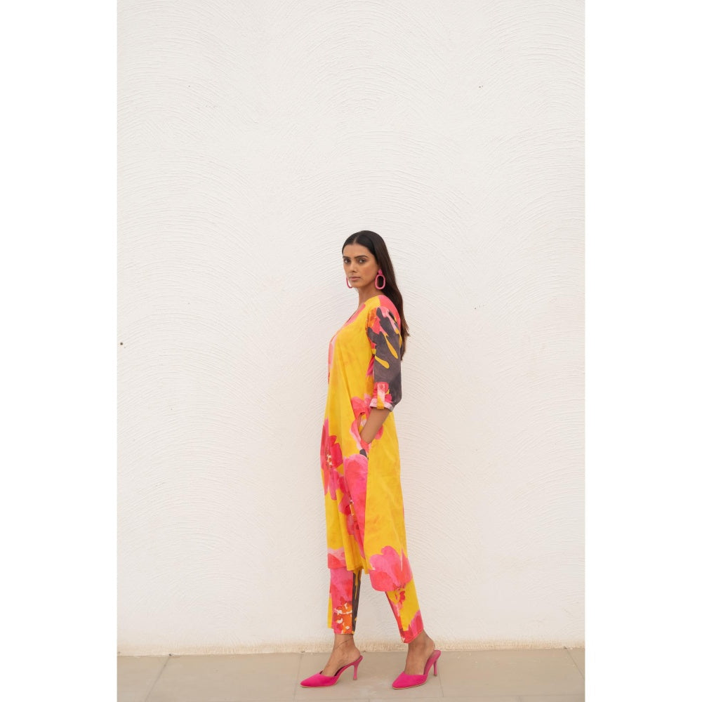 Silai Studio Floral Rhapsody Kurta