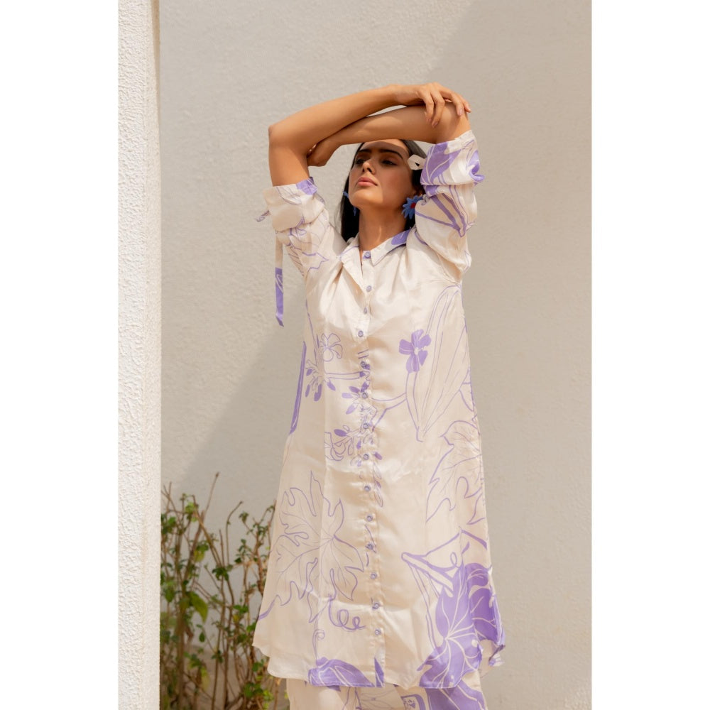 Silai Studio Beige Papeeta Kurta