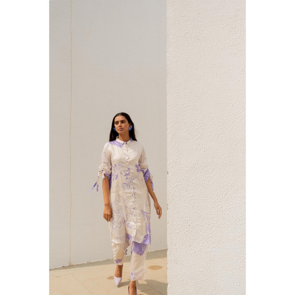 Silai Studio Beige Papeeta Kurta