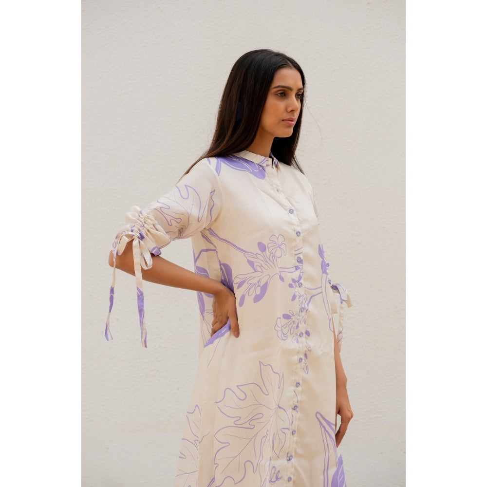 Silai Studio Beige Papeeta Kurta