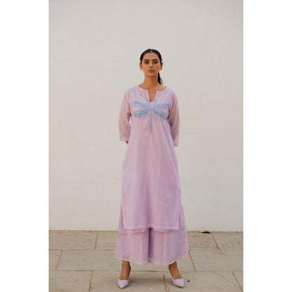 Silai Studio Dragonfly On A Thistle Kurta with Palazzo (Set of 2)