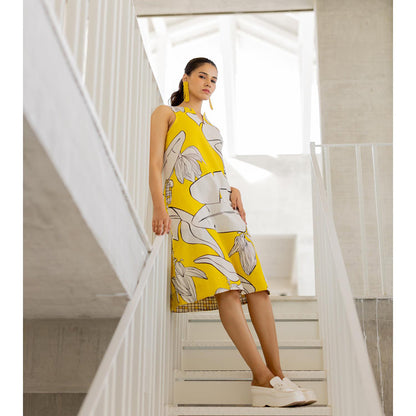 Silai Studio Plantain Orchard Dress