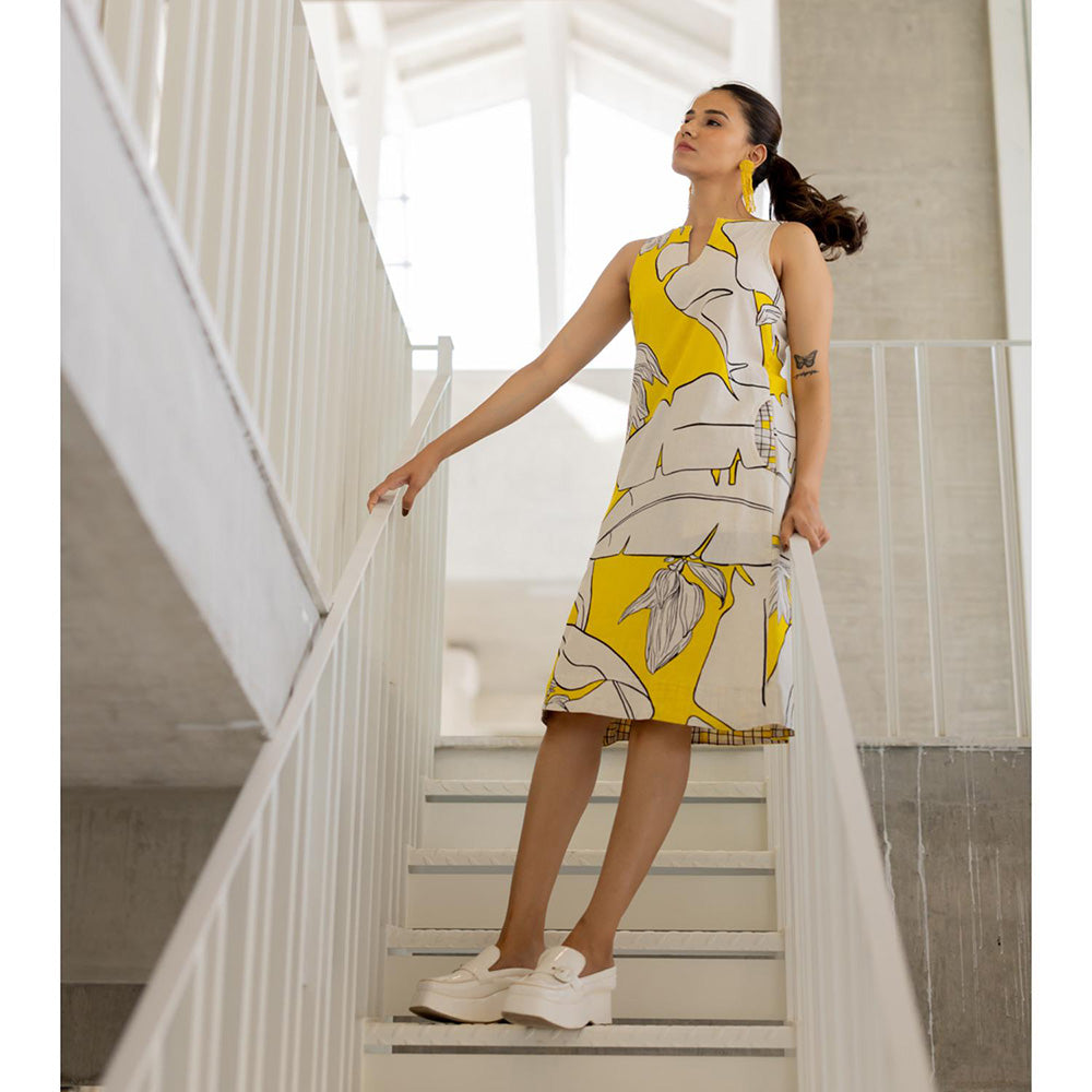 Silai Studio Plantain Orchard Dress