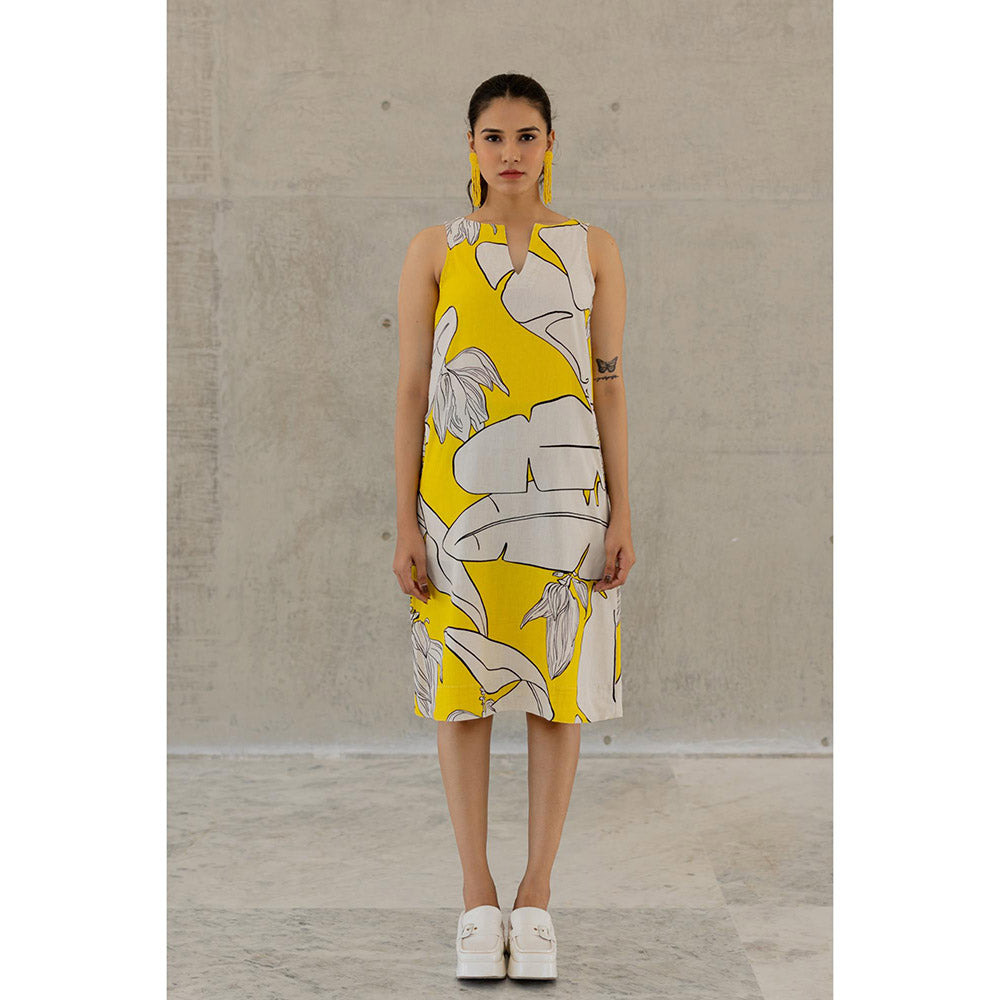Silai Studio Plantain Orchard Dress