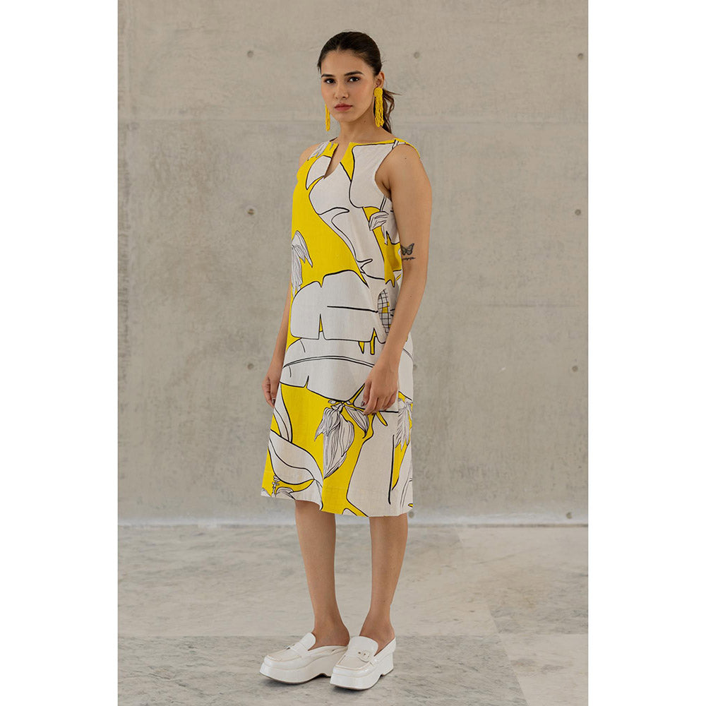 Silai Studio Plantain Orchard Dress