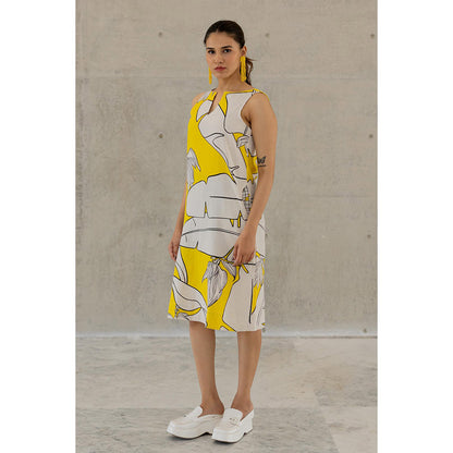 Silai Studio Plantain Orchard Dress