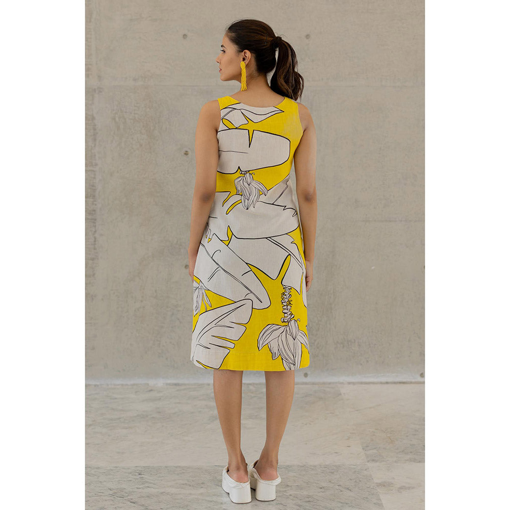 Silai Studio Plantain Orchard Dress
