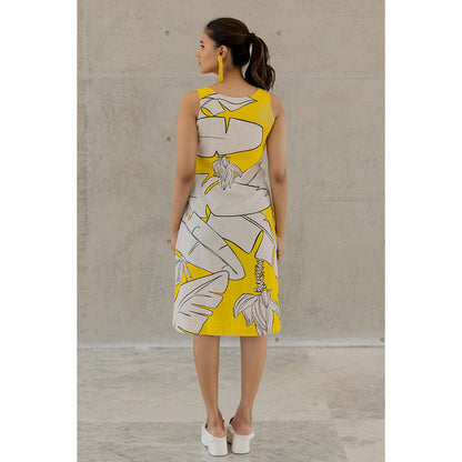 Silai Studio Plantain Orchard Dress