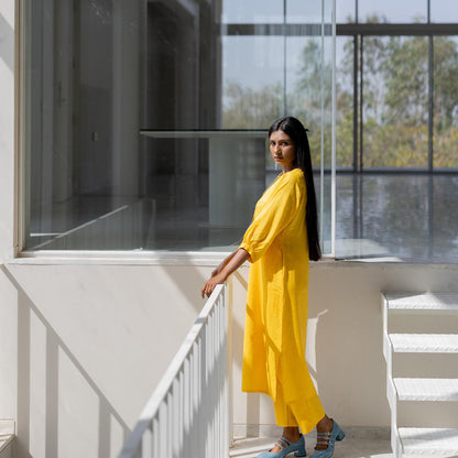 Silai Studio Sunflower Yellow Kurta