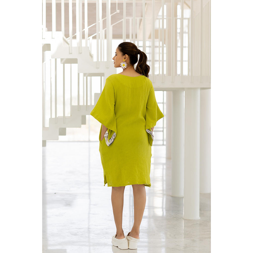 Silai Studio Matcha Green Dress