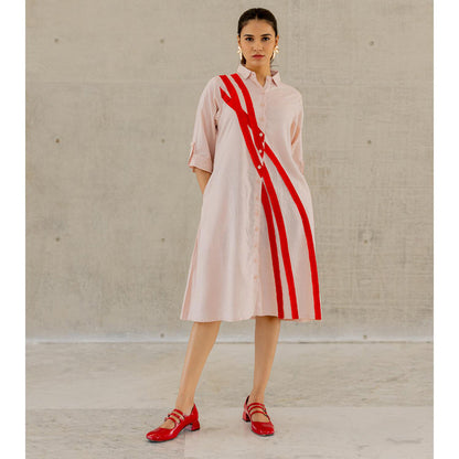 Silai Studio Oyster Wave Dress