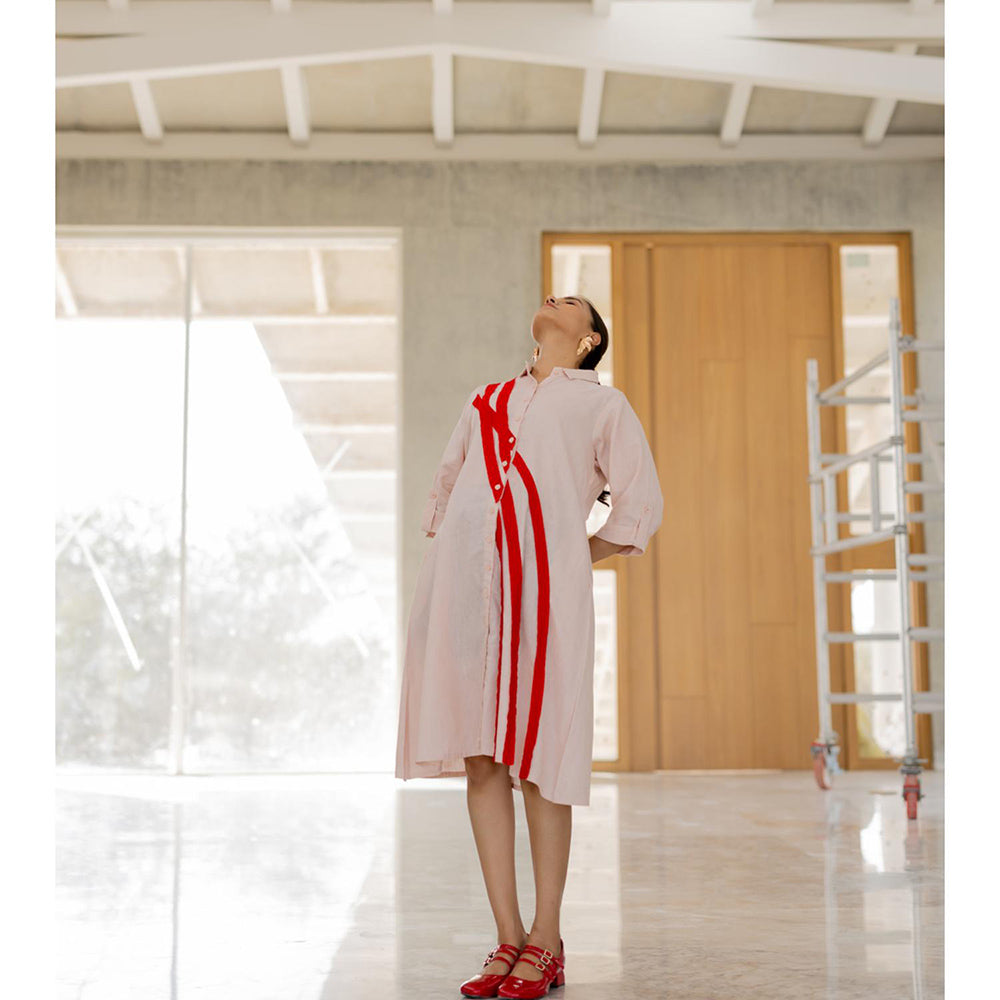 Silai Studio Oyster Wave Dress
