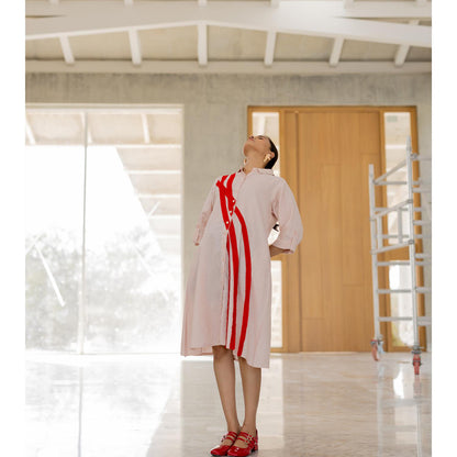 Silai Studio Oyster Wave Dress