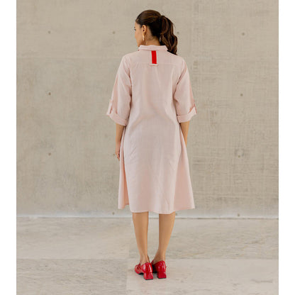 Silai Studio Oyster Wave Dress
