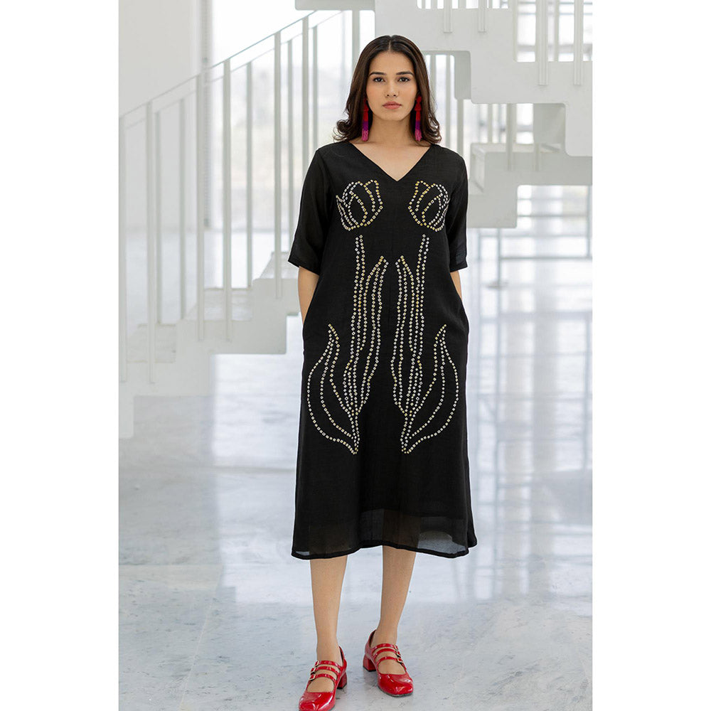Silai Studio Shadow Tulips Dress