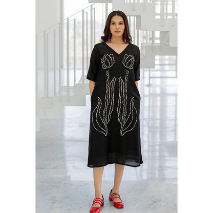 Silai Studio Shadow Tulips Dress