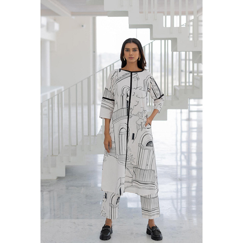 Silai Studio Arches and Avenues Kurta and Pant (Set of 2)