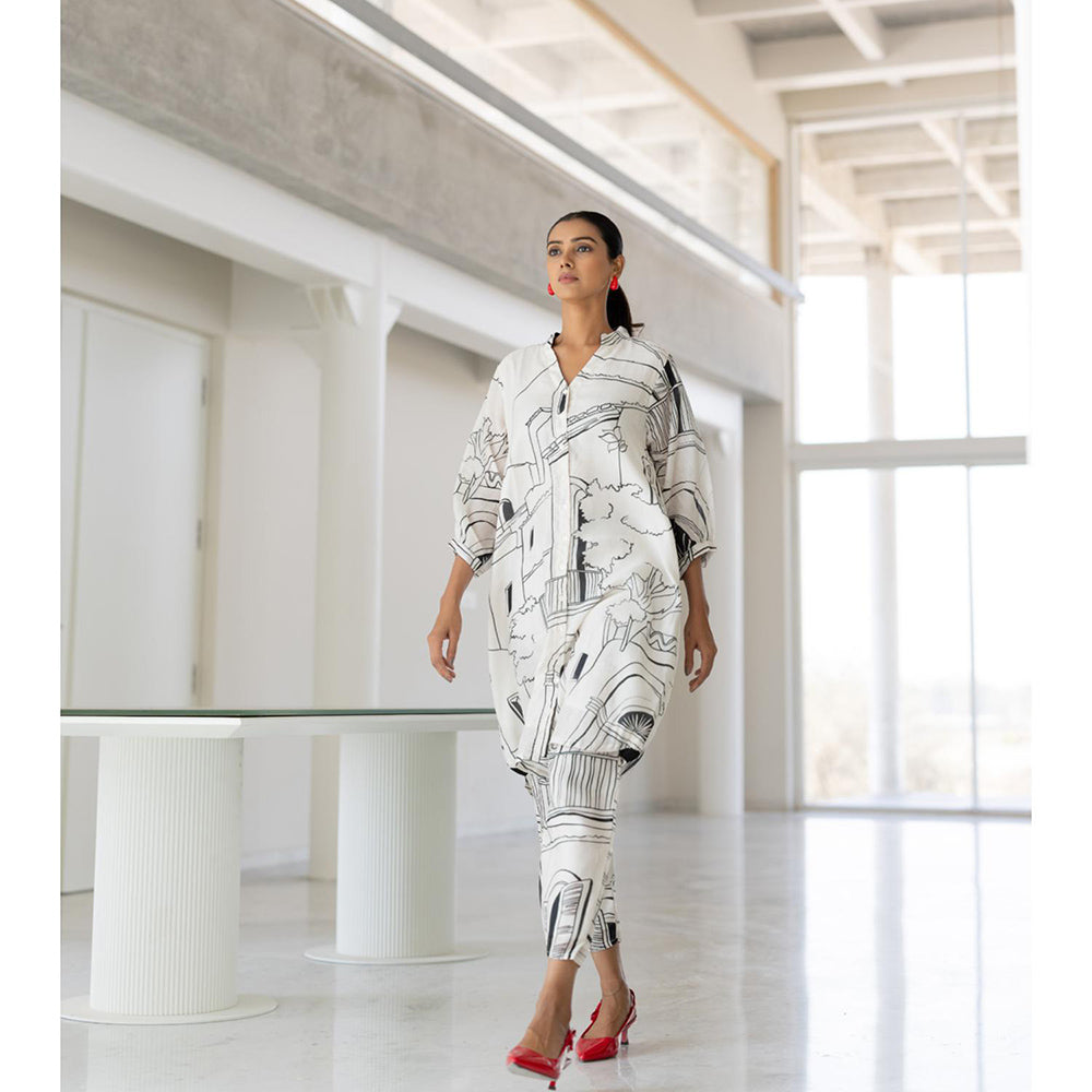 Silai Studio Mediterranean Lanes Co-Ord (Set of 2)