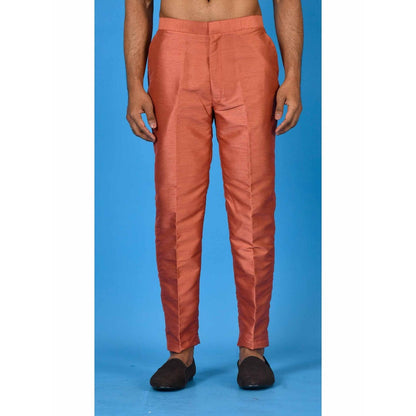 Simaaya Rust Premium Quality Silk Made Pyjamas