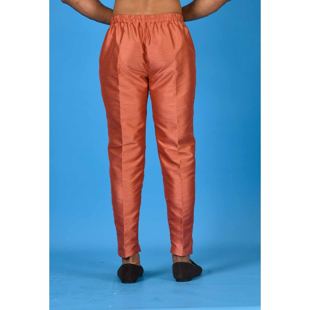 Simaaya Rust Premium Quality Silk Made Pyjamas