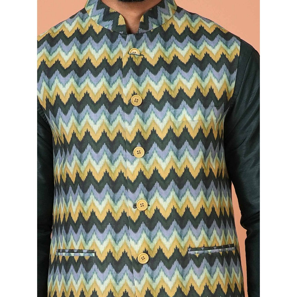 Simaaya Multi-Colour Premium Quality Cotton Blend Made Nehru Jacket