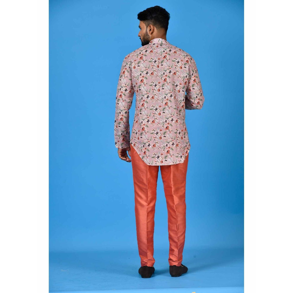 Simaaya Lavender Premium Quality Silk Made Short Kurta