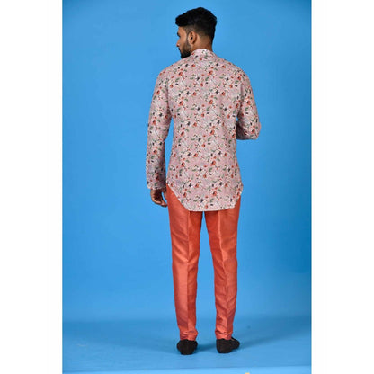 Simaaya Lavender Premium Quality Silk Made Short Kurta