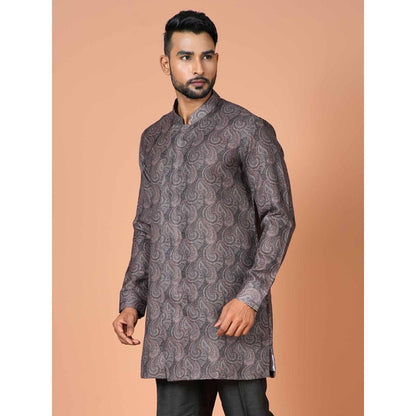 Simaaya Black Premium Quality Cotton Made Short Kurta