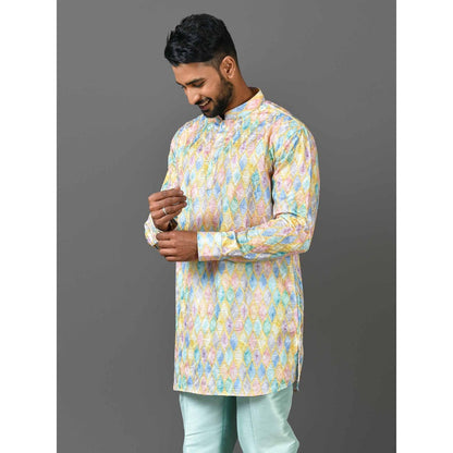 Simaaya Multi-Colour Premium Quality Satin Made Short Kurta