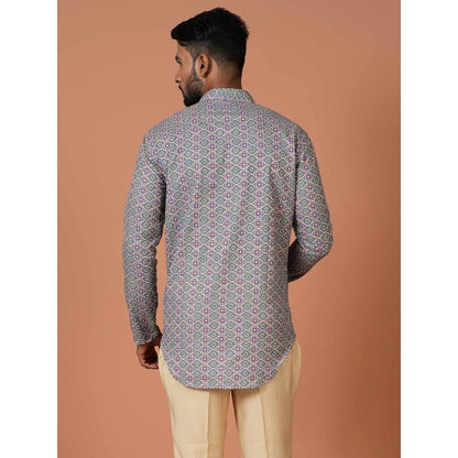 Simaaya Blue Premium Quality Silk Made Short Kurta