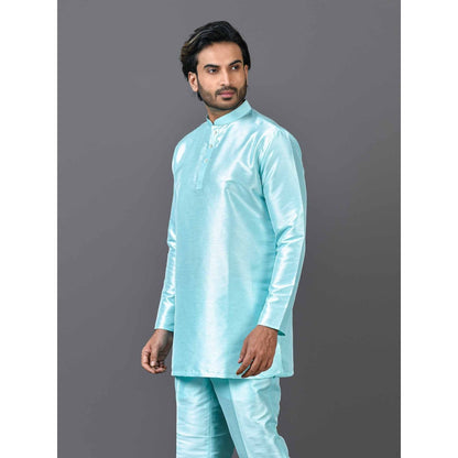 Simaaya Blue Premium Quality Silk Made Short Kurta