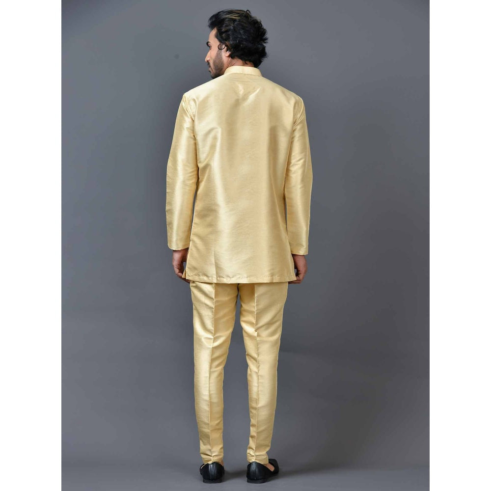 Simaaya Gold Premium Quality Silk Made Short Kurta