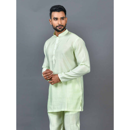 Simaaya Green Premium Quality Cotton Made Short Kurta