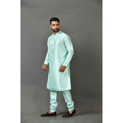 Simaaya Blue Premium Quality Silk Made Kurta for Men