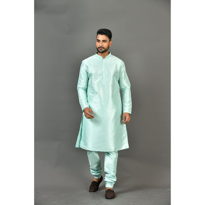 Simaaya Blue Premium Quality Silk Made Kurta for Men