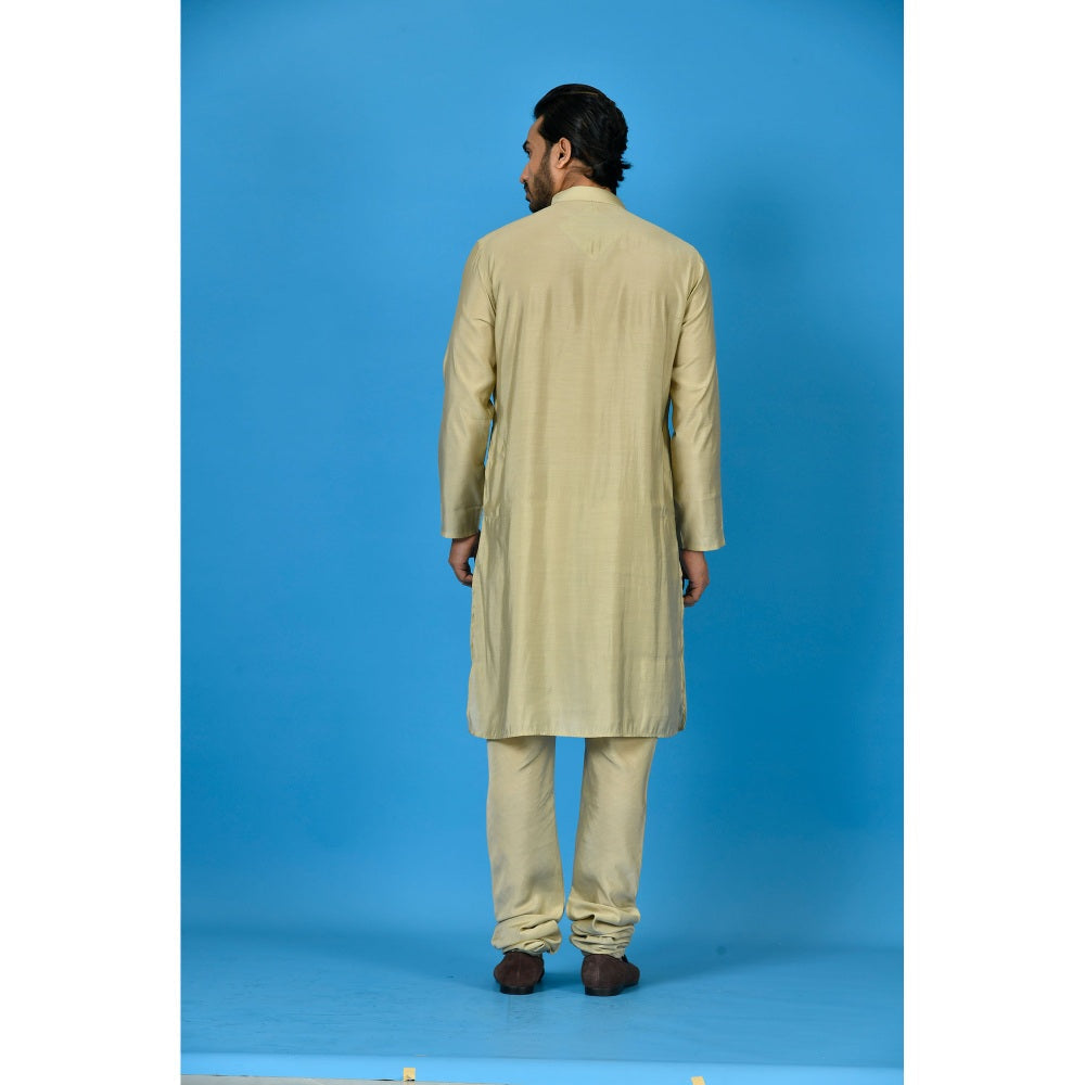 Simaaya Brown Premium Quality Cotton Silk Made Kurta for Men