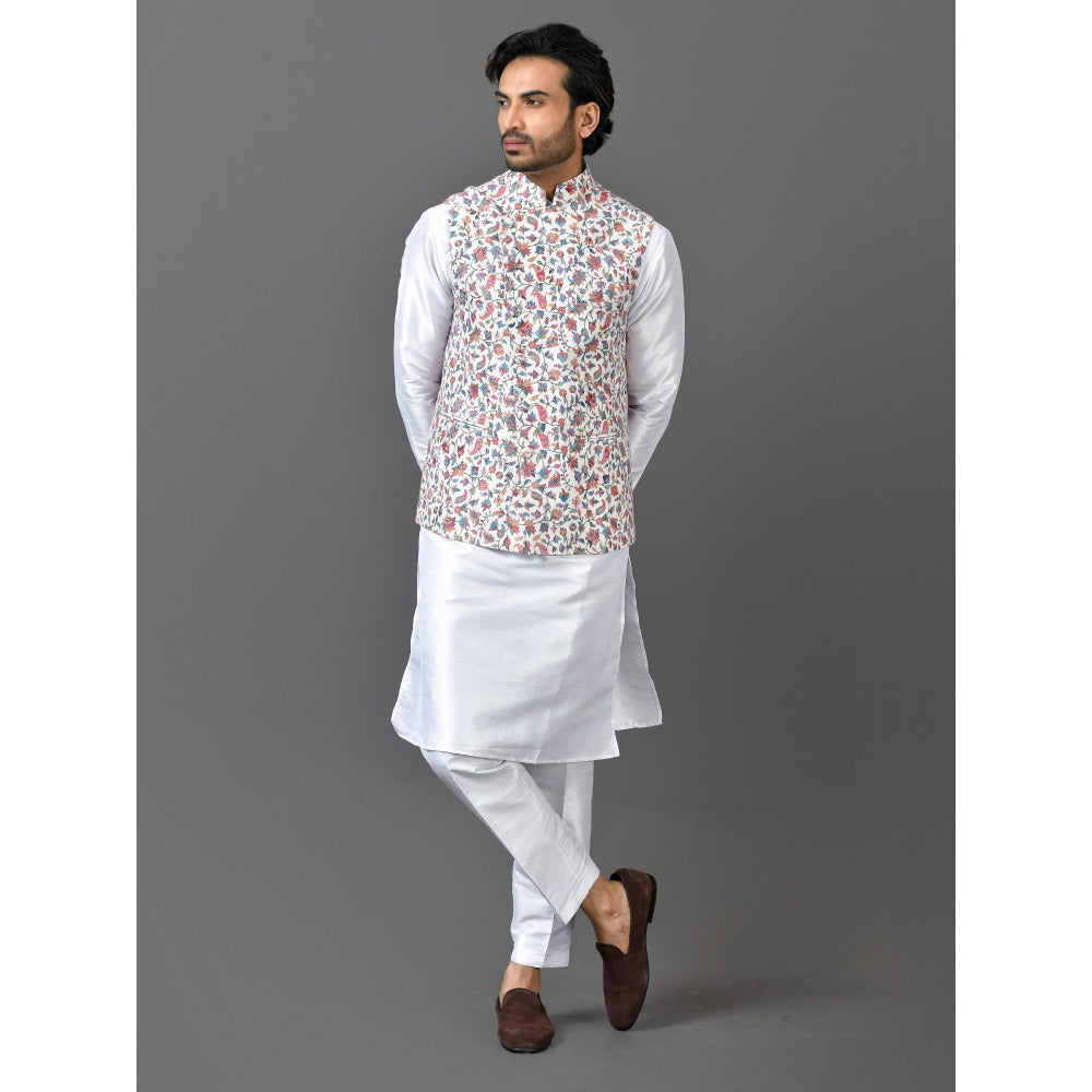 Simaaya Premium Quality Cotton Silk Made Nehru Jackets for Men