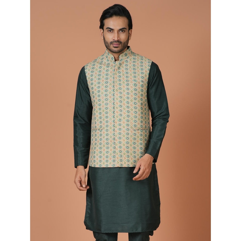 Simaaya Premium Quality Linen Made Nehru Jacket For Men- Multi-Color