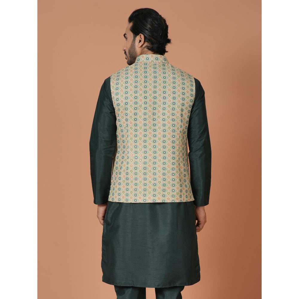 Simaaya Premium Quality Linen Made Nehru Jacket For Men- Multi-Color