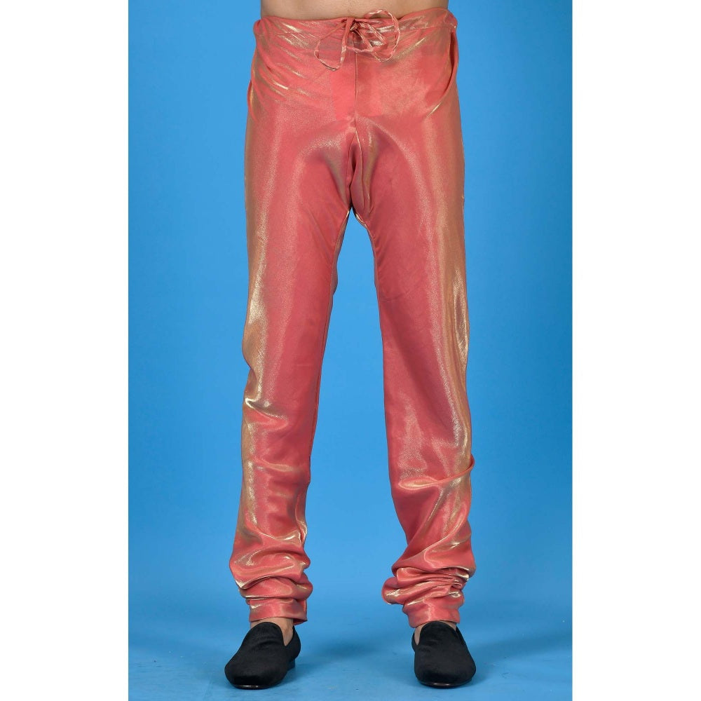 Simaaya Peach Premium Quality Satin Pyjama for Men