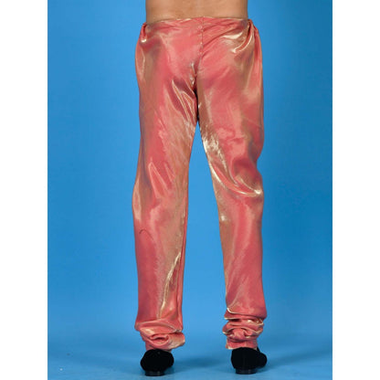 Simaaya Peach Premium Quality Satin Pyjama for Men