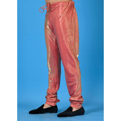 Simaaya Peach Premium Quality Satin Pyjama for Men