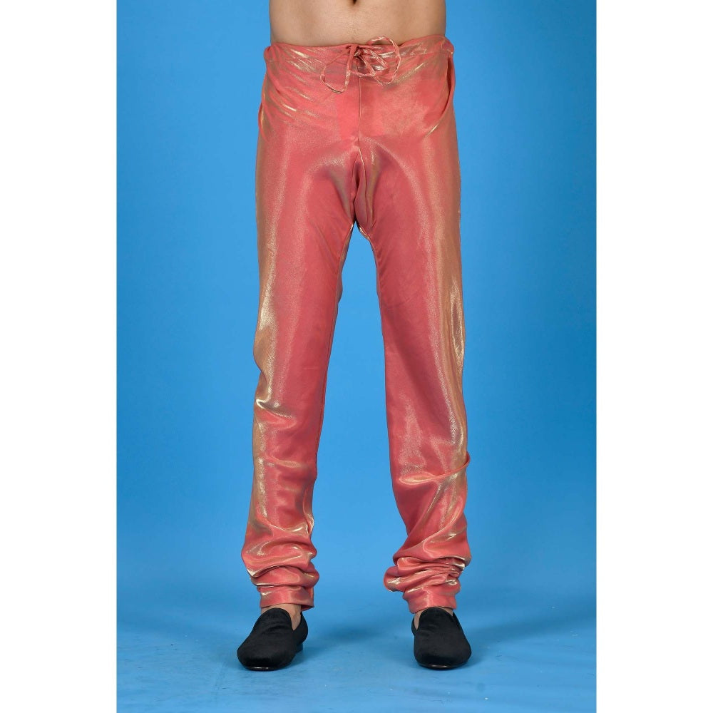 Simaaya Peach Premium Quality Satin Pyjama for Men