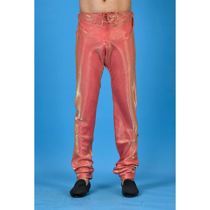 Simaaya Peach Premium Quality Satin Pyjama for Men