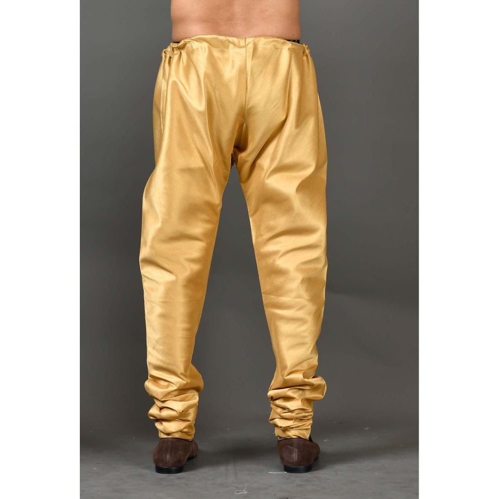 Simaaya Beige Premium Quality Silk Pyjama for Men